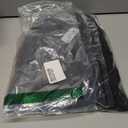 Lotusmile Womens Dressy Chiffon Blouses Summer Puff Petal Short Sleeve Shirts V Neck Casual Work Tops (Black, XL)