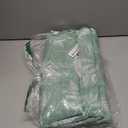 Heavy Duty Vinyl Tablecloth with Flannel Backing Waterproof Oil-Proof Plastic Table Cloth Stain-Resistant Wipeable Rectangle or Square Table Cover for Indoor and Outdoor (Mint Leaf, 60X102 Inch)