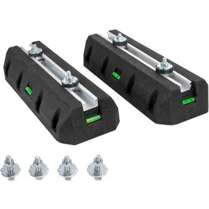 WeCooper Floor Mounting Base Pad for 9000-60000BTU,Heavy-Duty Condenser Rubber Floor Mount Base Kit,Anti-Vibration Isolator Mounting Bracket for Ductless Mini Split Air Conditioner Heat Pump