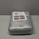 340GSM Flannel Bed Blanket Cozy Microfiber Soft Thermal Fleece Blanket (Dark Grey, Oversized King 180x200cm)