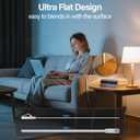 Cat 6 Flat Ethernet Cable 200 FT, UTP 10Gbps High-Speed Cat6 Ethernet Cable, Pure Copper Cat 6 Cable, Long Ethernet Cable for Home or Office Network Wiring, White