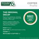 Eight O'Clock Coffee The Original Decaf, Single-Serve Keurig K-Cup Pods, Medium Roast Coffee Pods, 1 Count (Pack of 32) (EXP 11/08/26)