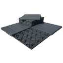 9 sq. ft Plastic Interlocking Deck Tiles,9 PCS Patio Tiles,12''x12''(30 x 30cm) Waterproof Outdoor Flooring All Weather Use, Floor Decking Tiles for Porch Poolside Balcony Backyard