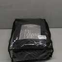 yescool Weighted Blanket for Adults (12 lbs, 60" x 80", Black) Cooling Heavy Blanket for Sleeping Perfect for 110-130 lbs, Queen Size Breathable Blanket with Premium Glass Bead, Machine Washable