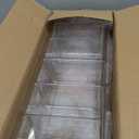 Condiment Tray with Stainless Steel 5 Spoons, 5 Forks and 1 Clip, Chilled Condiment Server, Condiment Server, Bar Garnish Holder on Ice, Bar Accessories Fruit and Salad with Removable Trays and Lid