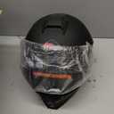Motorcycle Helmet,Motorcycle Dual Visor Flip up Modular Full Face Helmet JR-815,DOT Approved Motorbike Helmet with Black Visor for Adults Men Womenv(Large,Matte Black )