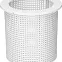 Maxdot R38013A Pool Skimmer Basket, Compatible with Pentair American Admiral Skimmer, for Inground Heavy Duty Pool Basket -Remove Leaves and Debris(White)