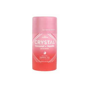 Crystal Magnesium Solid Stick Natural Deodorant, Non-Irritating Aluminum Free Deodorant for Men or Women, Safely and Effectively Fights Odor, Baking Soda Free, Coconut + Vanilla, 2.5 oz (2.5 Ounce (Pack of 1))