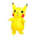 Adult Inflatable Pikachu Costume Halloween Party Cosplay Blow up Fancy Dress 