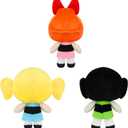 3pcs 22cm/8in Power Plush Girl Toy Cute Stuffed Plush Doll for Kids Fans Christmas Birthday Gifts
