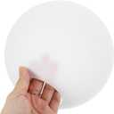 Light Bulb Cover 7-Inch White Glass Globe Lamp Shade Replacement Glass Shade For Light Fixtures Lighting Cover with 2.5 Fitter Neck Fixture Replacement