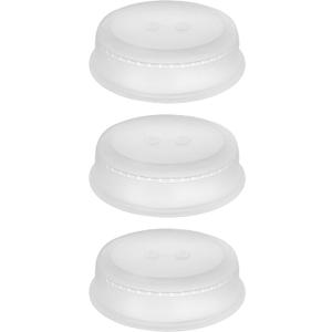 YBM Home Microwave Splatter Cover Keeps Your Microwave Spotless During Food Heating, Anti-Splatter Plate Lid Cover, BPA Free and Dishwasher Safe, 11 Inch ba293 Pack of 3