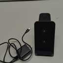 Eazpower Wireless Charger for Thick Cases of 10MM/ Otterbox/ Heavy Duty, 3 in 1 Charging Dock for iPhone 17 16 15 14 Pro Max, Phone Stand Charging Station for Multiple Devices for Apple Watch/ AirPods