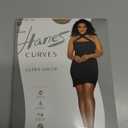 Hanes womens Curves Control Top Sheer Toe Silky Sheer Pantyhose With Wicking Cool Comfort, 3X-4X