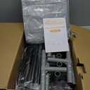 74" 50" Large Baby Playpen, Baby Playard for Babies and Toddlers, Baby Fence Play Pens for Indoor & Outdoor, Sturdy Safety Play Yard with Soft Breathable Mesh, Anti-Fall, Grey