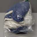 Nirovien Womens Sherpa Vest Oversized Fleece Vest Color Block Quilted Vest Button Down Padded Outwear with Pockets (Small, Beige Blue)