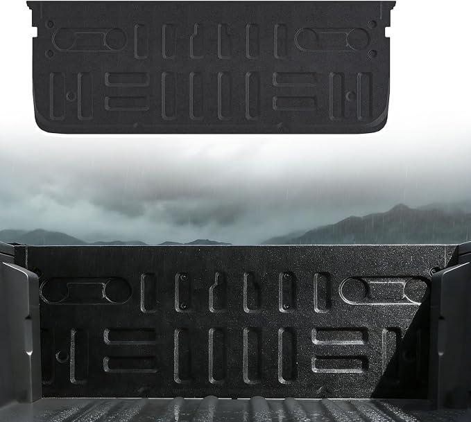 Tailgate Mat Compatible with Ford F-150 2026 2025 2024 2023 2022 2021(No for Pro Access Tailgate or Work Surface Truck Tailgate Liner All Weather Protector TPE Durable Tailgate Cover Accessory-Black