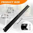 39.37 in Roof Rack Wind Deflector, Van Roof Rack Wind Deflector, Ladder Rack Wind Deflector for Utility/Work Truck and Vans, Reduces Noise