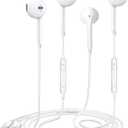 2 Pack Wired Headphones for iPhone Earbuds with Lightning Connector Earphones with Built-in Microphone & Volume Control Compatible with iPhone 7/8/X/11/12/13/14Pro