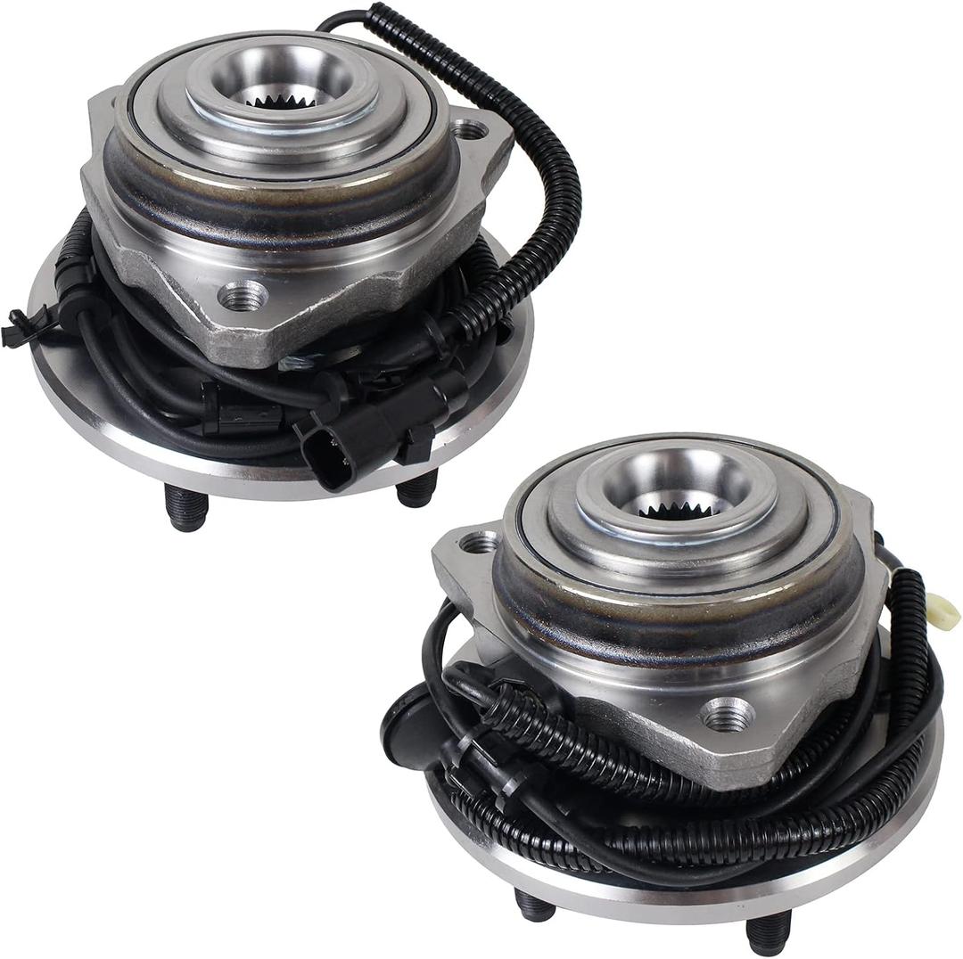 PAROD Pair 513176 513177 Front Driver Passenger Wheel Hub and Bearing Assembly Compatible with 2002-2007 Jeep Liberty 5 Lugs w/ABS
