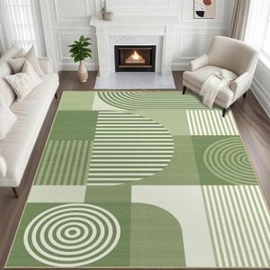 9x12 Geometric Area Rug for Living Room Bedroom Abstract Modern Rug