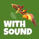 HoloToyz Jurassic Dinosaur Augmented Reality Interactive Book for Kids Fun Learning - Dinosaur Books That Come to Life with 4D Magic - 4-D Story Books Made Fun (Pack of 1)