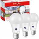 Sengled Dusk to Dawn LED Outdoor Light Bulb, 75 Watt Equivalent, 1200 Lumens, 5000K Daylight LED Light Bulb, Automatic On/Off Sensor Light Bulb for Porch Garage Lighting, 3 Pack