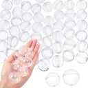 Libima 300 Pcs Gumball Machine Capsules Round Capsules 1.1" 1.25" Vending Machine Capsules Empty Clear Balls Toys Small Gumball Containers for Surprise Prize Party Favor (Clear)