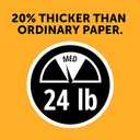 Astrobrights Color Paper, 24 lb Bond Weight, 11 x 17, Solar Yellow, 500/Ream