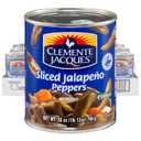 Clemente Jacques Sliced Jalapeo Peppers, 28 oz (Pack of 12) (EXP 08/28/26)