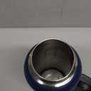 Navigate 40 oz Insulated Stainless Steel Sports Water Bottle with Spout & Handle Lids,Wide Mouth Water Jug with Double Walled Leak Proof Keep Cold for 24 Hrs Hot for 12 Hrs, Blue to Black