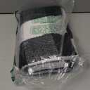 KIMODE Buffalo Plaid Outdoor Checkered Rug 24"x51", Christmas Door Mat Outside Entrance, Black and White Washable Farmhouse Layered Doormat for Front Door Porch Kitchen Entryway Christmas Decor