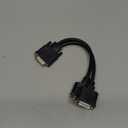 zdyCGTime DMS-59 to 2 DVI (24+1) Splitter Cable Connector for Dual Monitor Setups or as a DVI Adapter Y Cord Dongle-10inch