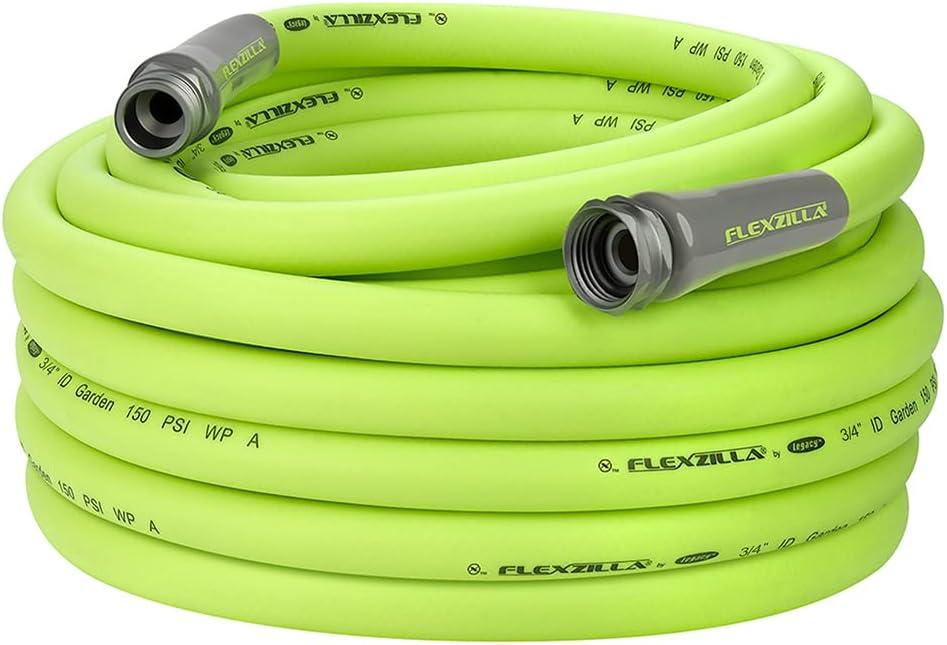 Flexzilla Garden Hose 3/4 in. x 75 ft., Lightweight All-Weather Water Hose, Durable and Flexible, Leak-Free Connections