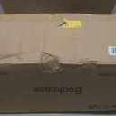 JARHETUN 6-Tier Bookshelf, Tall Narrow Bookcase with LED Lights, Book Shelf with Steel Frame, Display Storage Shelf for Living Room, Bedroom, Home Office, Study, Balcony, Black