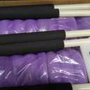 Soulchen 3 Pcs Long Aquatic Exercise Dumbbells Swim Barbells 25'' 29'' 33'' Foam Water Weight Dumbbell Pool Barbells with High Density EVA Foam for Swim Water Aerobics Fitness Loss(Purple)