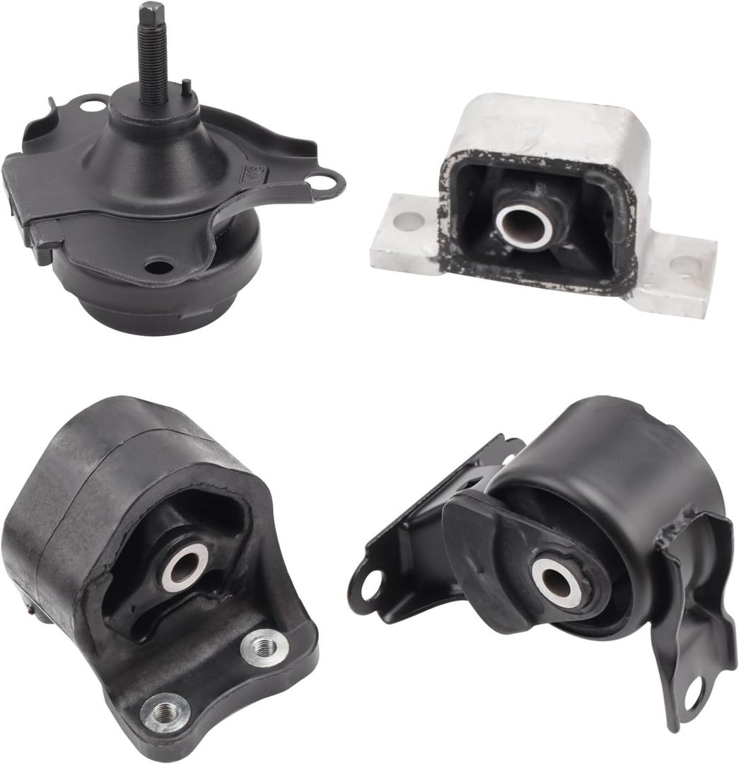 Set of 4 Engine Motor Mount Compatible with 2002 2003 2004 2005 2006 CR-V 2.4L Auto Transmission Replacement for A4504 A6597 A6596 A4506