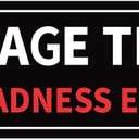 Anti Elon Vintage Pre Madness Magnet - Vinyl Coat of Arms Auto Bumper Magnet - Extra Large Size 10"x3"