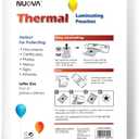 Nuova Premium Thermal Laminating Pouches, 9" x 11.5"/Letter Size/3 mil, 200 Pack (LP200H)