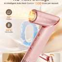 8 in 1 Hair Styler & Air Dryer Wrap Curler, High-Speed Negative Ionic Foldable Hair Tools Fast Drying, Multi Professional Hot Air Styler for Curling Volumizing Straightening Styling (Pink)