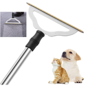 GOSEDER Carpet Rake for Pet Hair Removal  Reusable Pet Hair Remover for Carpet Long Handle, Advanced Dog Hair Broom, Cat Fur Brush, Lint Remover Scraper for Carpets, Rugs, Mats, Couch, Furniture