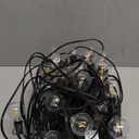 100ft 2-Pack Outdoor G40 LED Globe String Lights Dimmable Waterproof Shatterproof Light Strings with 52 Bulbs Connectable Commercial Hanging Lights for Christmas Patio House Backyard Balcony Party (Black)