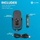 JLab JBuds Talk USB Gaming Streaming Microphone, White, USB-C Output, Cardioid, Omni, Stereo, Bi-Directional, 96k Sample Rate, Volume Control, Gain Control, and Quick Mute, 3.5mm AUX, Plug and Play