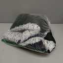 Dog Bed Kennel Pad Washable Anti-Slip Crate Mat for Small Dogs and Cats (24-inch) (White-Black Rose Swirl)