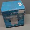 Livatro Stainless Steel Humidifier, 3L Warm Mist Humidifier, Easy Clean with Warm Steam Humidifier, Healthy Air Mist Humidifiers for Bedroom Living Room, with Sleep Mode and Auto-off Setting