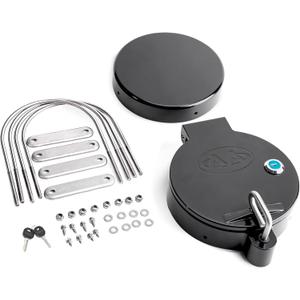 AA Products Universal Conduit Carrier Kit Fit 6" PVC Pipe, No Drilling Required, Black