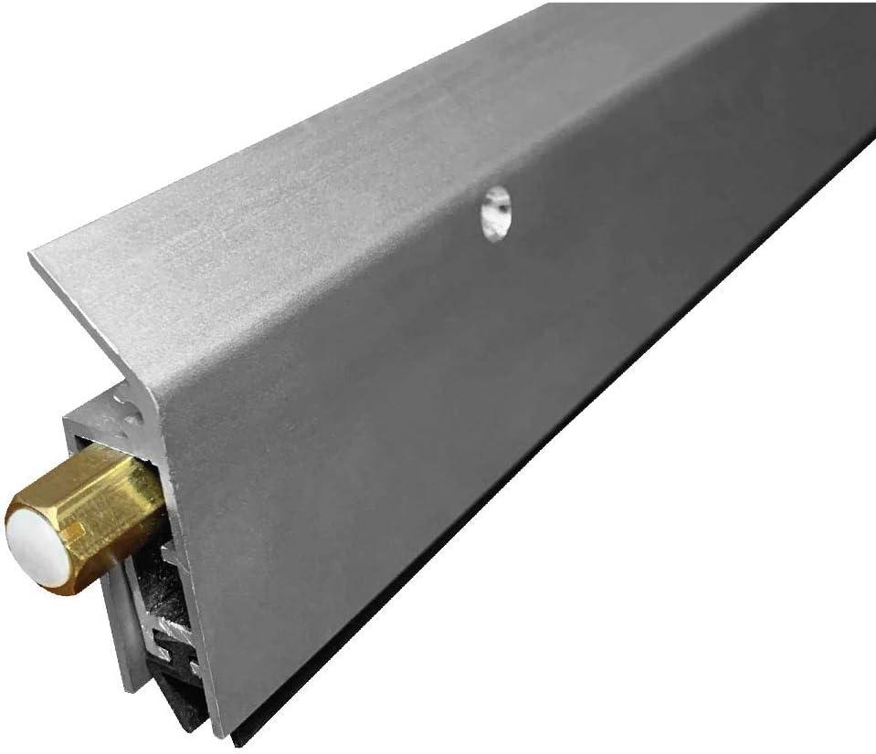 Fire Rated/Light Duty/Surface Mounted Automatic Door Bottom (7123CA) with Solid Rubber Extrusion, SMS # 6 x 1'' Supplied, (32'' L x 19/32" W x 2" H)