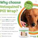Vetoquinol Pill Wrap Treats for Dogs & Cats  4oz, 56 servings  Hides Any Size, Shaped Pill  Moist, Flavorful & Shapeable Pill Pocket Paste  Easy-to-Swallow Masking Pill Pouch for Training & Treats