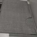 YIHOUSE Grey Bathroom Rug Sets 3 Piece, Absorbent Bath Mat for Bathroom Non Slip Washable, Bathroom Mat Quick Dry, Thin Bath Rug Set for Toilet and Floor