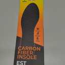 EstCarbon - Carbon Fiber Insole - 1 pc, Men 9.5, Women 10-10.5 - Unisex Orthotic Shoe Insert - Stiff Foot Plate - Turf Toe, Hallux Rigidus, Flat Feet, Plantar Fasciitis, Mortons Extension